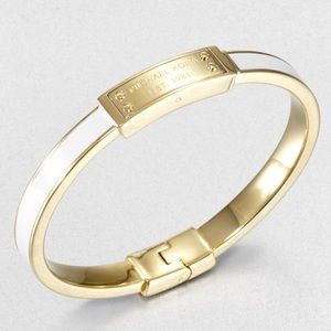 Michael Kors Logo Plaque Bangle Bracelet